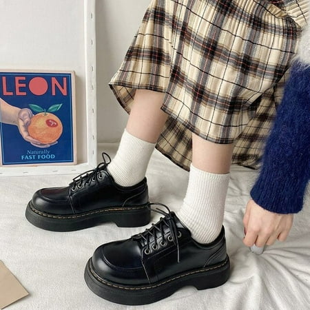 

Platform Shoes Lolita Shoes Mary Janes Women s Shoes School Uniform Jk Student Shoes Women Girl Round Toe Lolita Vintage Oxford