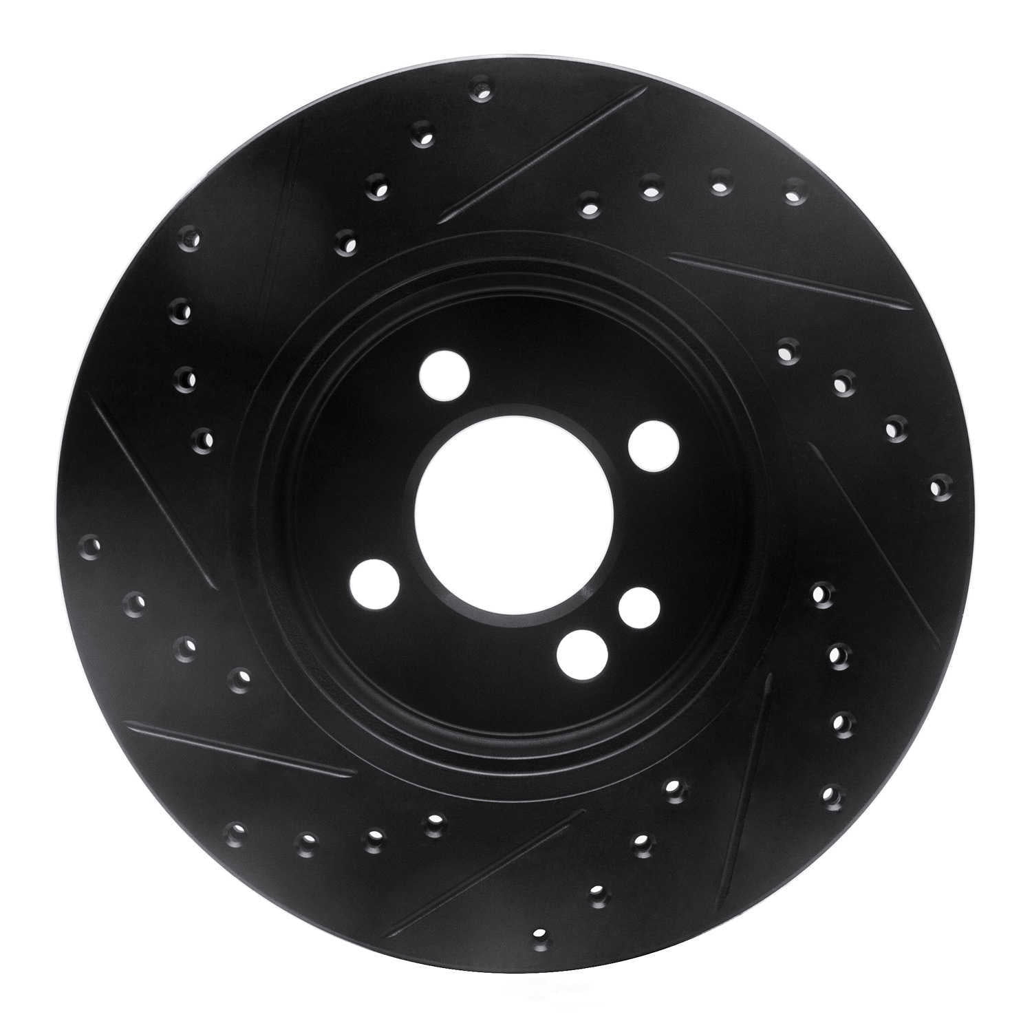 Dynamic Friction Company 633-32005R DFC Brake Rotor - Drilled And Slotted - Black