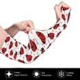 thumbnail image 3 of Picia Ladybug And Heart Arm Sleeves for Men and Women - Tattoo Cover Up UPF 50+ Cooling Sports Sleeve for Basketball Golf Football-One Size, 3 of 8