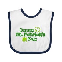 Inktastic Happy St. Patrick's Day Boys or Girls Baby Bib
