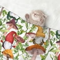 thumbnail image 2 of Naloa Mushrooms Gnomes Dog Blanket, 3 Sizes Cat Blanket for Indoor Cats Large Medium Small Dog Gifts-Large, 2 of 8