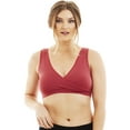 thumbnail image 3 of Kalon Caramel Cantina 4 Pack Sleeping Nursing Cross Front Maternity Bra, 3 of 20