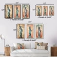 thumbnail image 4 of Designart "Vintage Statue of Liberty New York V" City New York Framed Wall Art Set Of 3 - Blue New York Frame Canvas Set For Living Room Decor, 4 of 6