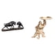 thumbnail image 1 of Estatua de escritorio,Figura decorativa de pelea de toros y osos,Colecciones de esculturas de toros,artesanía de resina,decoración,Estatua,Bandeja para servir estatuas,decoración del, 1 of 8