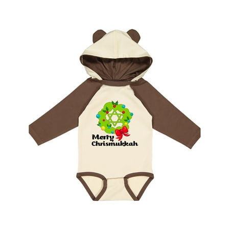 

Inktastic Merry Chrismukkah Gift Baby Boy or Baby Girl Long Sleeve Bodysuit