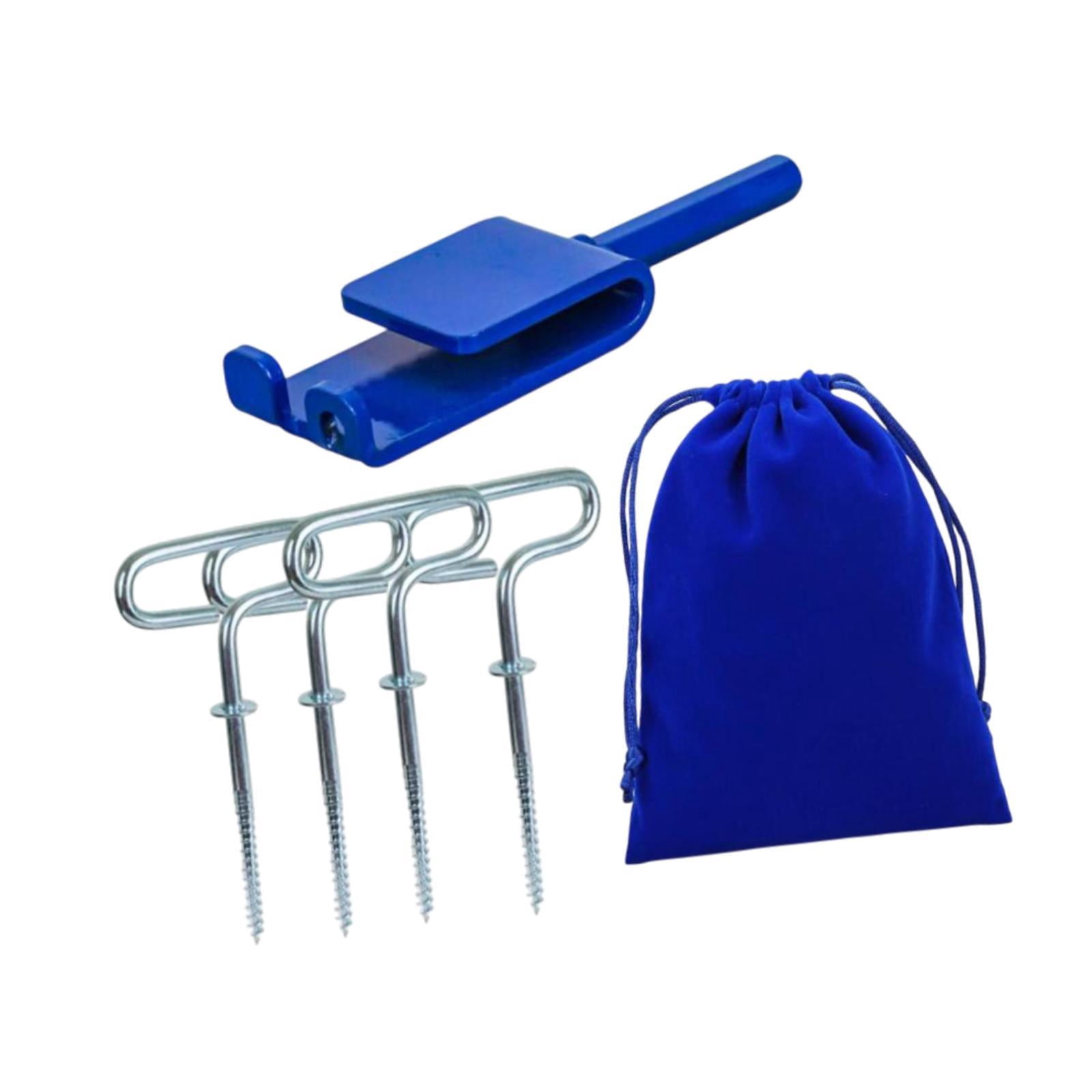 GARENDE Ice Fishing Anchor Tool Metal for Anchors Make Set up Shelter Quick and Easy