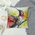 thumbnail image 2 of ONETECH Watercolor Painting Birds Throw Pillow Covers Hummingbird Tree Branch Decorative Super Soft Pillow Case Cushion Cover  New Home Room Decor, 2 of 5
