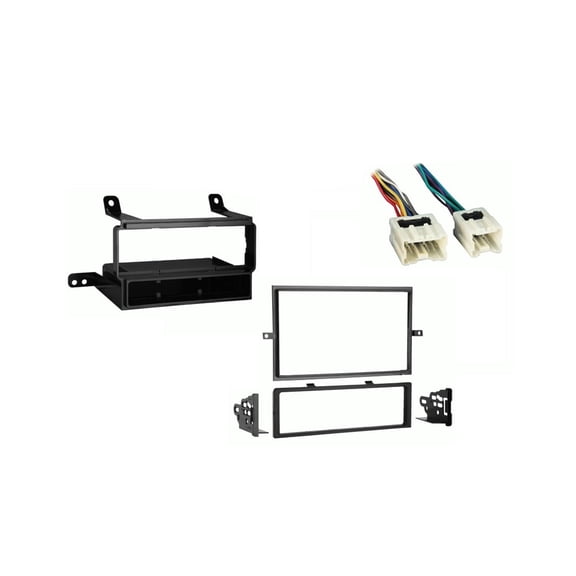 Fits Nissan Frontier 2005-2007 Metra Single DIN Dash Kit with Harmony Radio Harness