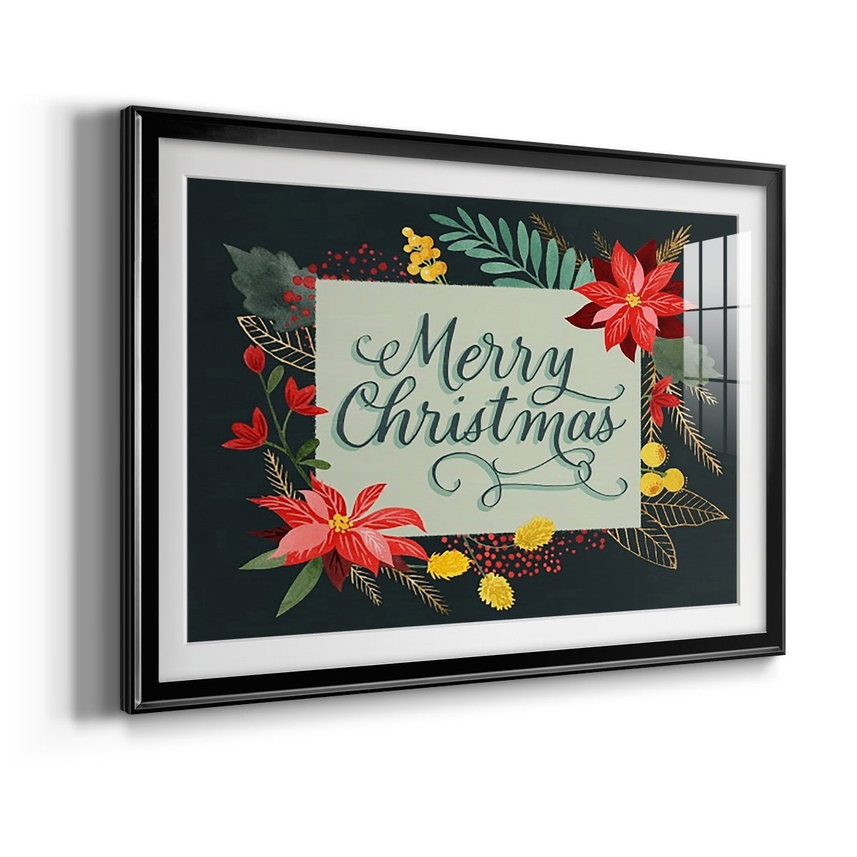 Bright Christmas Night I Premium Framed Print - Ready to Hang