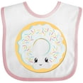 thumbnail image 3 of Inktastic White Donut Boys or Girls Baby Bib, 3 of 4