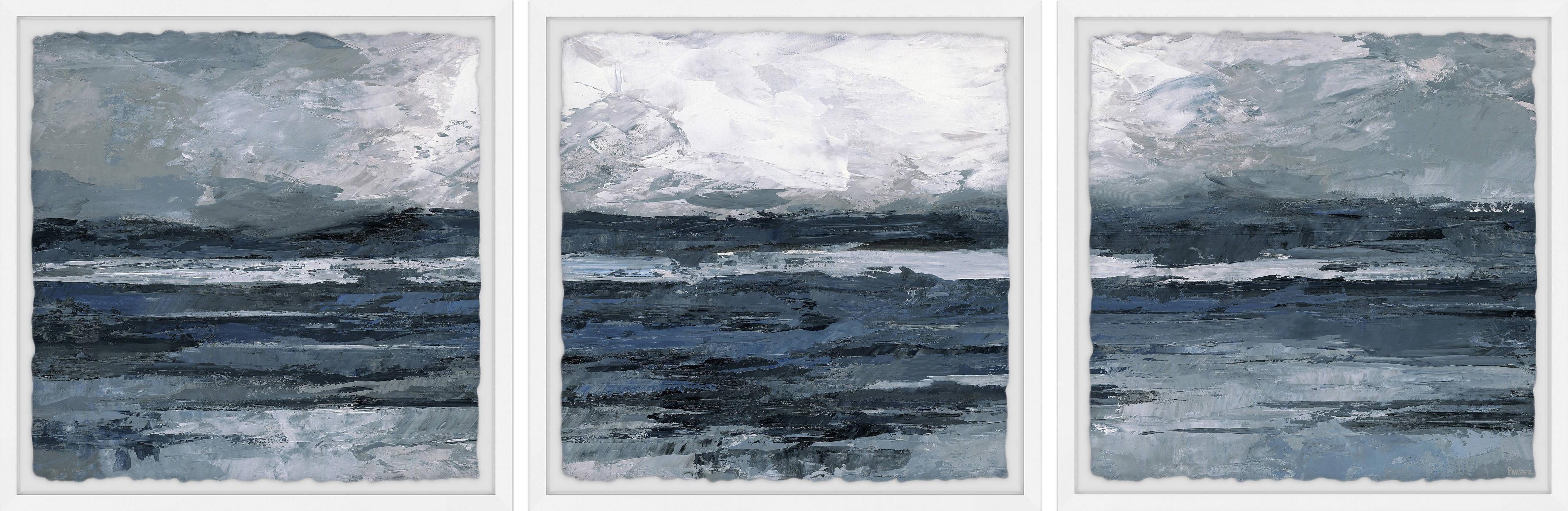 Dark Vast Ocean Triptych