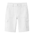 thumbnail image 3 of Yievot Cargo Bermuda Shorts for Women Button Waist Knee Length Summer Outdoor Hiking Travel Casual Shorts with Multi Pockets, 3 of 8