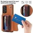 thumbnail image 2 of Mantto Crossbody Wallet Women Case for Samsung A53 5G, [RFID Blocking] CRedit Card Holder Phone Case with Strap Leather Purse with Lanyard Magnetic Flip Cover Girl for Samsung Galaxy A53 5G, Brown, 2 of 10