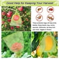 thumbnail image 6 of HuiJuMei 100PCS Multi-Colored Organza Bags 5X7 inches Mesh Drawstring Gift Bags for Fruit Protection Bags Jewelry Christmas Wedding Party Baby Shower Favor Bags (Rainbow ), 6 of 8