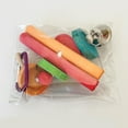 thumbnail image 3 of Toy Hammock Chew Toy Standing Training Supplies Toy Wood Chew Toy with Stick Block Bells Toy, 3 of 9