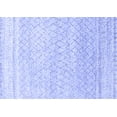 thumbnail image 1 of Ahgly Company Machine Washable Indoor Rectangle Solid Blue Modern Area Rugs, 3' x 5', 1 of 4