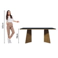 thumbnail image 4 of Mesa de Comedor Rectangular 5388 Color Marrón/Negro 1, 4 of 5