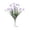 Purple, variant on 2pcs Artificial Spring Grass and Orchid Bouquets, Sweet Style Faux Floral Decor, Fresh Whimsical Dried and Artificial Flower Arrangements for Wedding and Home Interior Decoration, Blue
