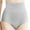 Gray, variant on BLTIBY High Waisted Panties for Women Solid Color Postpartum Waist Shaping Tummy Control Hip Lifting Lace Briefs Fashion Comfortable Beige XL