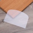 thumbnail image 4 of MasteelfCA 5Pcs Plastic Kitchen Baking Semicircle Shape Cream Dough Cake Cutter Scraper Kitchen Baking Tools (Transparent Soft), 4 of 7