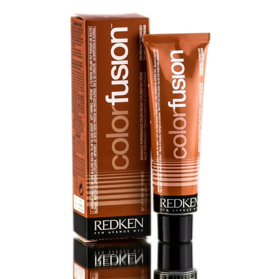 Color Fusion Hair Color 4MV Mahogany Violet - Redken Color - 2.10oz