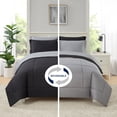 thumbnail image 5 of Mainstays All in One Reversible Comforter and Sheet set- 7 Piece, Queen, Black, 5 of 6