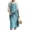 Lake Blue, variant on Cotton Linen Apron with Pockets, Adjustable Bib Kitchen Cooking Apron for Women & Men