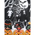 thumbnail image 4 of Vestido de destello impreso de Halloween Rosegal Vestidos Estampados Tallas Grandes, 4 of 5
