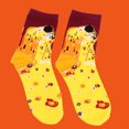 thumbnail image 3 of Calcetines bajos unisex Sunnimix Fashion Style Accesorios de 4 Calcetines tobilleros de algodón unisex, 3 of 8