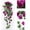 Purple, variant on Yonrjhukm Artificial Rose Vine, Realistic Fake Flowers for Ceiling and Duct Decoration, Easy Installation, Lifelike and Low Maintenance, Perfect for Home Decor and Events