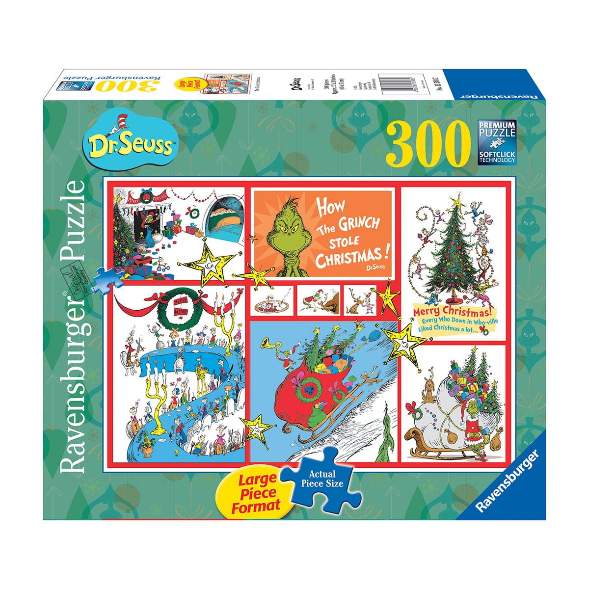 The Grinch Christmas 300 pcs. (Large Format) Jigsaw Puzzle Ravensburger 13588