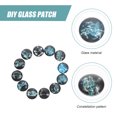 thumbnail image 3 of 120pcs Constellation Pattern Cabochons Glass Dome Cabochons Jewelry Making Accessories, 3 of 7