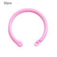 thumbnail image 1 of HEVIRGO 30Pcs Binding Ring Candy Color Hole Plastic Binding Ring Coil Binder Hoop Holder Tool for Loose Leaf, 1 of 10