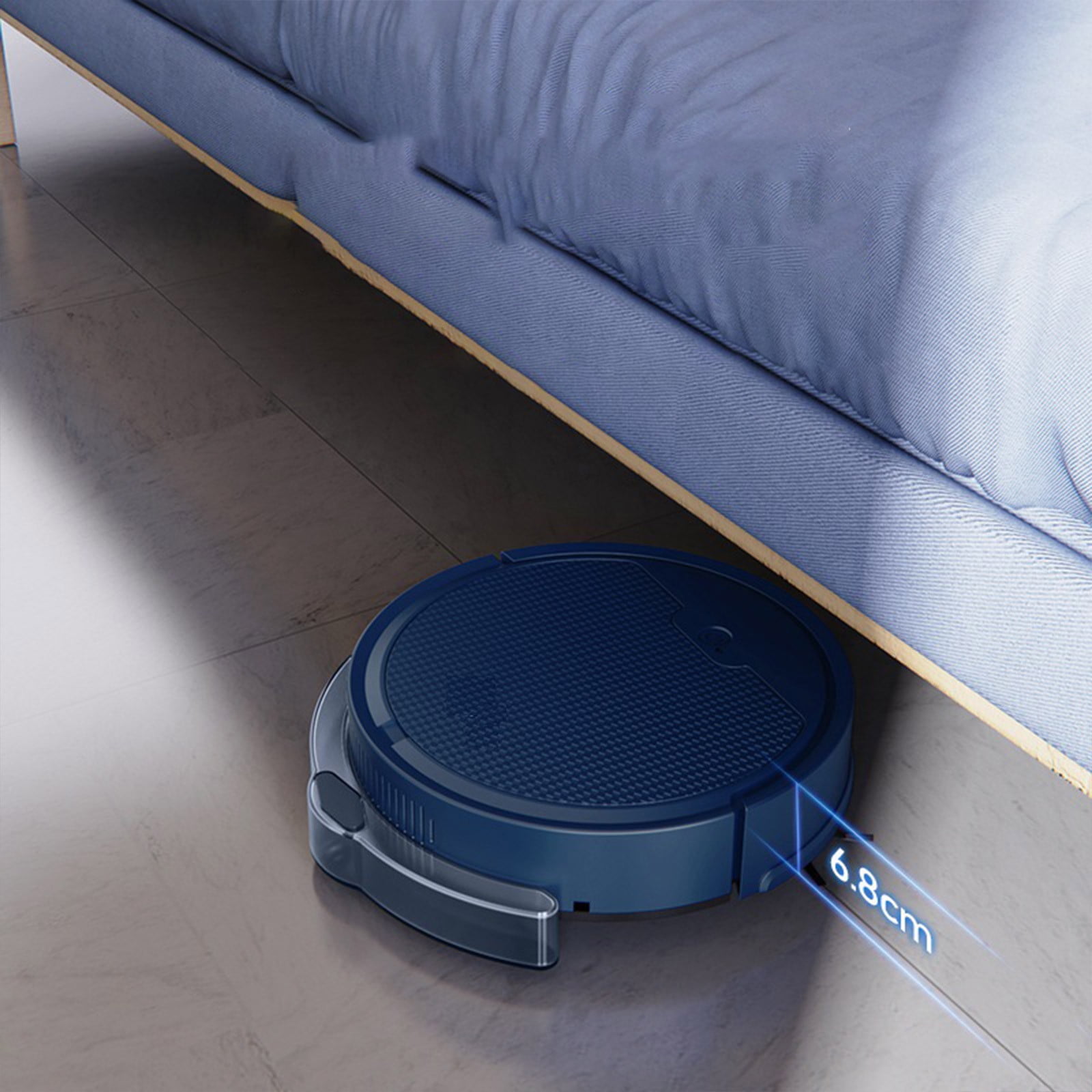 Anckoeil Home Tools Robot Vacuum Cleaner and Mop One Two In One Mopping Robot Vacuum with Water Tank and Dustbin 2000 PA Suction 80 Min-Running Powerful Robotic Vacuum