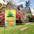 thumbnail image 7 of Anley Double Sided Summer Garden Flag - Cartoon Pineapple Welcome Garden Flags 18 x 12.5 Inch, 7 of 7
