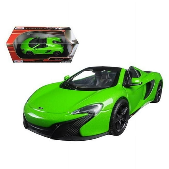 Motormax  McLaren 650S Spider Green 1-24 Diecast Model Car
