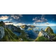 thumbnail image 2 of Nicholas Roemmelt, Dr. 32x18 White Modern Wood Framed Museum Art Print Titled - Reinebringen views, 2 of 4