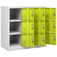 thumbnail image 5 of vidaXL Locker Cabinet Light Gray and Green 35.4"x17.7"x36.4" Steel, 5 of 8