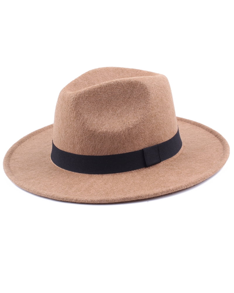 womens grey trilby hat
