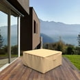 thumbnail image 3 of Budge XLarge Beige Patio Table/Ottoman Cover, Sedona, 3 of 11