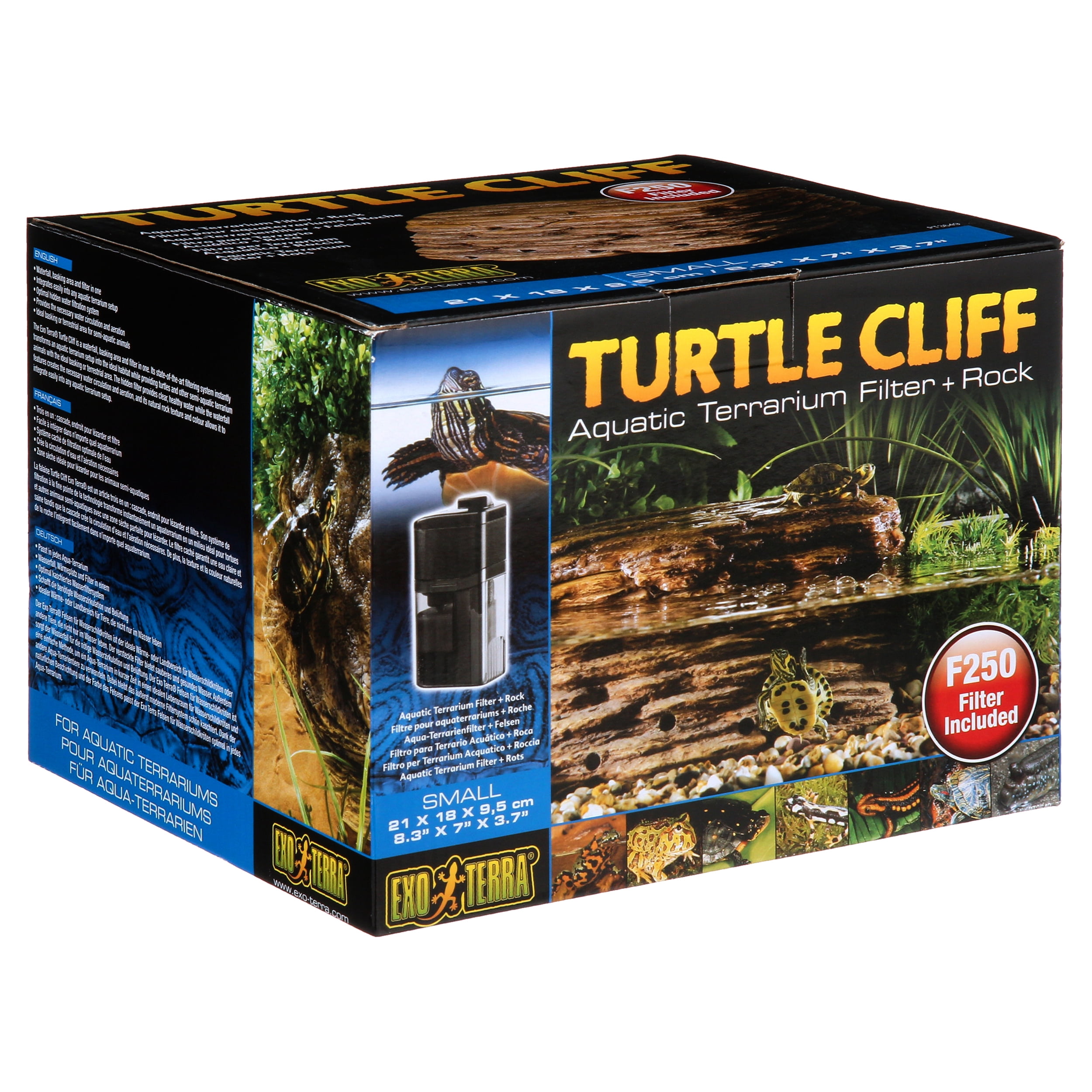 Exo Terra Turtle Cliff - Filtro para terrario Acuático - filtro tortuga agua  - agua limpia tortuga