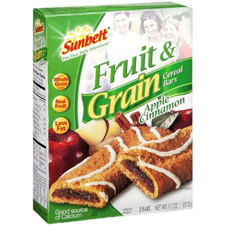 Sunbelt Fruit & Grain Cereal Bars, 8 ct