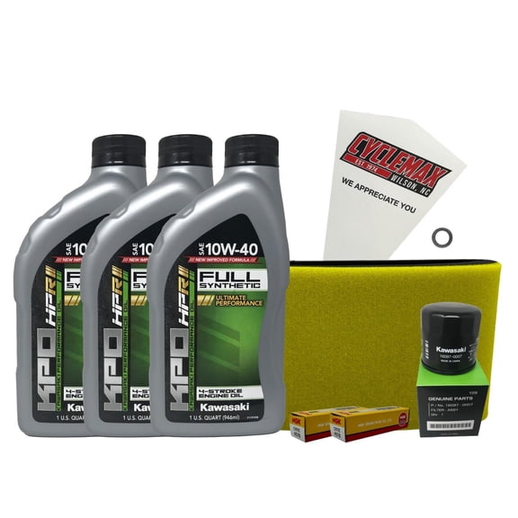 Cyclemax FS Tune Up Kit with Spark Plugs fits 2005-2014 Kawasaki Brute Force 750