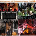 thumbnail image 6 of 72x30In Creepy Spooky Cloth,Set of 6 Creepy Cheesecloths Decorations for Outdoor,QZS Durable Party Supplies for Home,Wall,Doorway Outdoor,(White + Black), 6 of 6