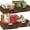 Brown, variant on Best Choice Products Set of 4 13in Woven Water Hyacinth Pantry Baskets w/ Chalkboard Label, Chalk Marker - Natural