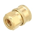 thumbnail image 1 of Adaptador de pistola de lavado a presión de mujer de Unique Bargains, universal para coche, tono de cobre de 1/4", 1 of 7