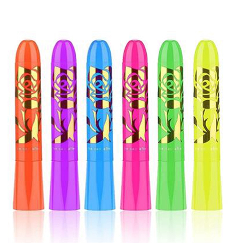 6 Pack Glow in the Dark Face Body Paint Glow Sticks Markers Face