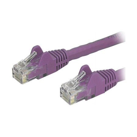 UPC: 0065030868754 | Startech 150ft CAT6 Ethernet Cable – Purple Snagless Gigabit 100W PoE UTP 650MHz Category 6 Patch Cord UL Certified Wiring/TIA – 150ft Purple CAT6 Ethernet cable delivers Multi Gigabit 1/2.5/5Gbps …