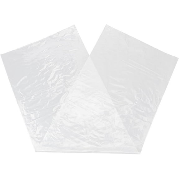 15.7x47.2 Inch Extra Long Plastic Sleeves 20 Packs 2 Mil Poster Poly Bags Flat Open Poster Bags Sleeves Clear Flat Open Waterproof Storage Poster Tube for Long Narrow Items Storage