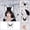 White, variant on Cat Wolf Fox Dog Ears Headband Handmade Faux fur Cosplay Halloween Costume Party,Handmade Animal Furry Ears Hair Hoop,Realistic Animal Ear Costume Accessory for Party Anime Cos Lolita Dress Up